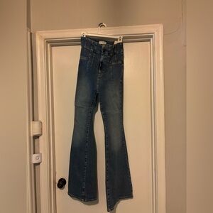 Free People Jayde Flare Jeans Size 30, regular length